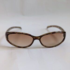 NWT Vintage 90's Plastic Rectangle Designer Sport Sunglasses (S. Crystal Brown)